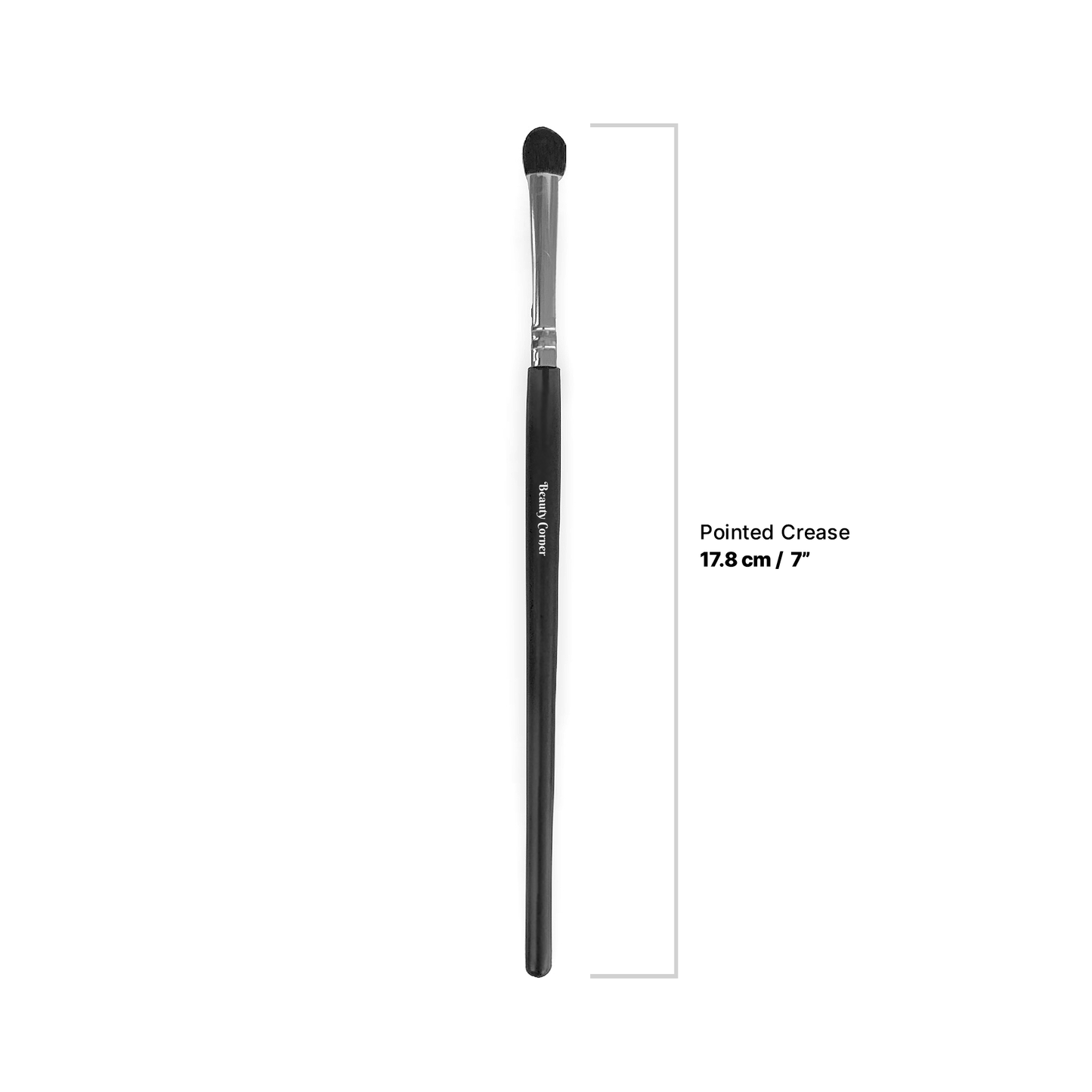 Crease Brush - Oval-Shaped Synthetic Fibers for Precise Powder Shading and Blending in Luxuriously Soft Design