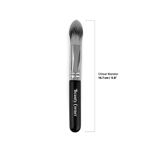 Chiseled Blending Brush - Eco-Friendly Makeup Tool for Expert Precision in Blending and Contouring, Sustainable Beauty at Your Fingertips.