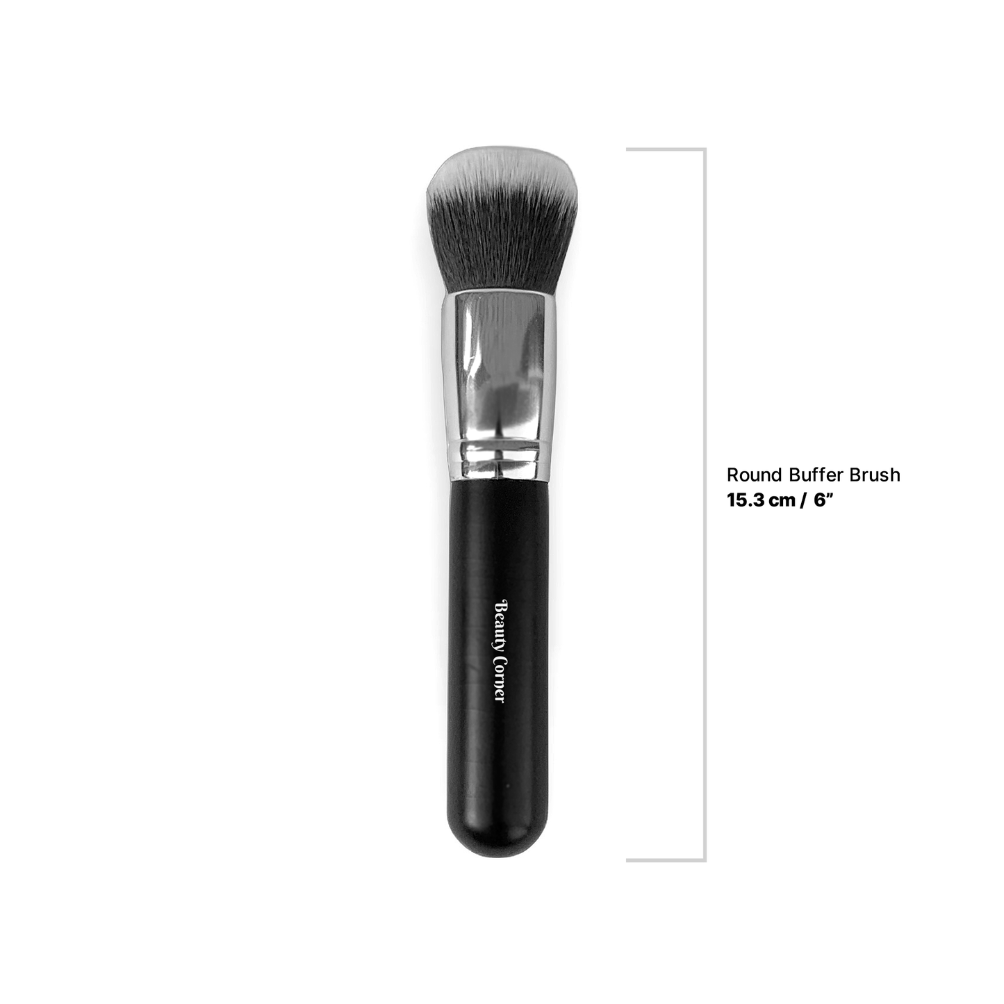 Kabuki Buffing Brush - Ethically Manufactured, Eco-Friendly Design, 100% Synthetic Fibers for Superior Performance and Durability